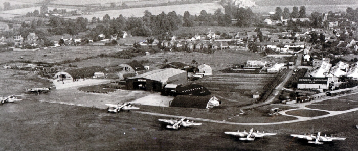 Haddenham Airfield and Airtech 1947