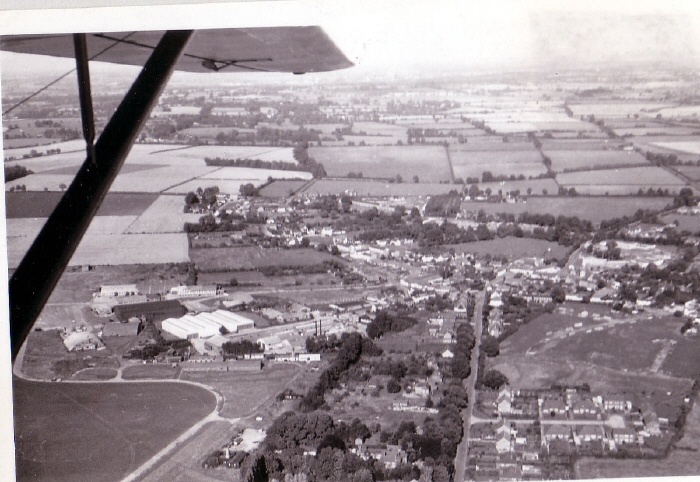 Haddenham Airfield and Village 1952